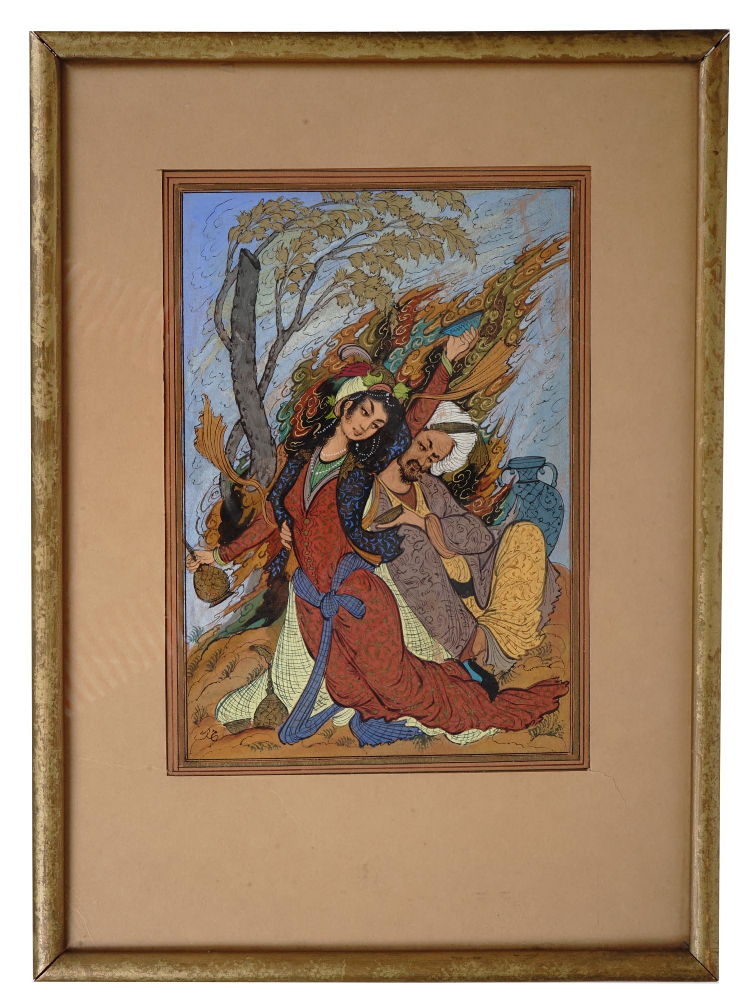 ILLUSTRATION PAINTING TO RUBAIYAT OF OMAR KHAYYAM PIC-0